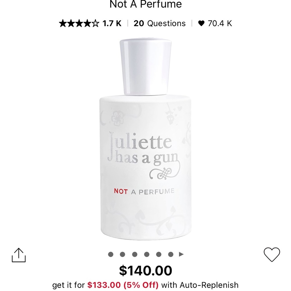 Juliette has a gun not a perfume